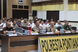 Polresta Pontianak perkuat koordinasi untuk pengamanan Imlek