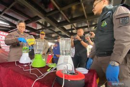 Barang bukti dari 78 kasus kejahatan dimusnahkan Kejari Garut