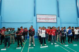 SPJM Pelindo gelar turnamen K3 Badminton 2025 se-Sulsel