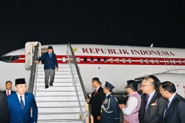 Tiba di New Delhi, Prabowo hadiri Perayaan Hari Republik India