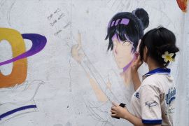 Lomba mural SMAN 10 Pontianak