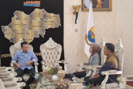 Gubernur Jambi terima kunjungan perkenalan diri Kepala Biro ANTARA