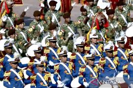 Patriot Indonesia berparade untuk Hari Republik India