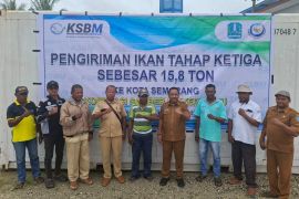 Kampung Kalamo Biak kirim 15,8 ton ikan segar ke Jawa
