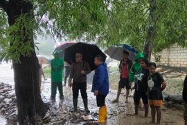 Wali Kota Kupang turut bersihkan rumah korban banjir