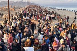 Lebih dari 300 ribu pengungsi Palestina kembali ke Gaza utara