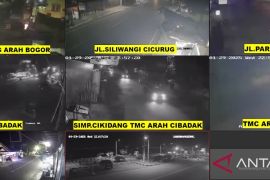 Arus balik lalu lintas di jalur utama Sukabumi-Bogor di hari terakhir libur panjang relatif lancar