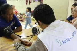 Korban banjir di Cengkareng dapat layanan kesehatan gratis