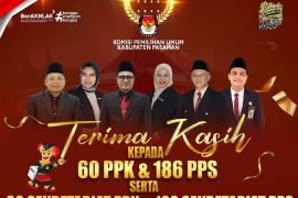 Jabatan 246 PPK-PPS di Pasaman berakhir, KPU apresiasi kinerja