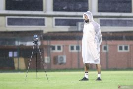Latihan resmi timnas India U-20 jelang lawan Indonesia