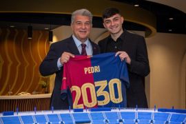 Barcelona perpanjangan kontrak Pedri dan Gavi hingga 2030