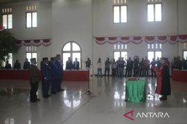 Empat Pimpinan DPRP Pegunungan periode 2024-2029 diambil sumpah janji