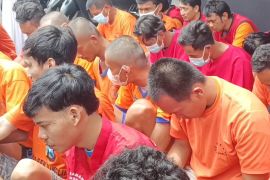 Polrestabes Surabaya bekuk 32 pelaku pencurian spesialis sepeda motor