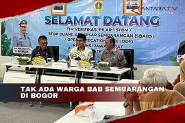 Tak ada warga bab sembarangan di Bogor