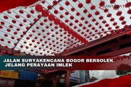 Jalan Suryakencana Bogor bersolek jelang perayaan Imlek