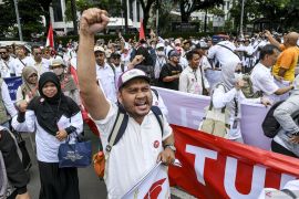 1.623 personel gabungan amankan unjuk rasa di Patung Kuda