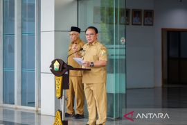 Pesan Pj Gubernur pada apel : Jangan pernah lelah mencintai Sultra