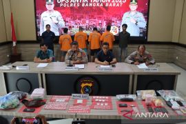 Polisi Bangka Barat ungkap 5 kasus narkotika pada Operasi Antik 2025