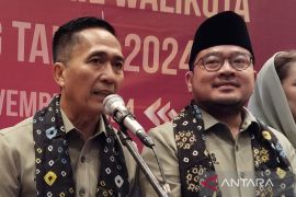 Ratu Dewa - Prima Salam dinyatakan menang Pilkada Palembang 2024