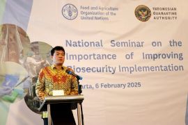 Barantin-FAO selesaikan program TCP, perkuat biosekuriti nasional