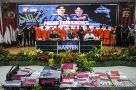 Pengungkapan peredaran uang palsu di Banten