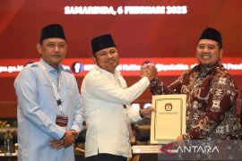 KPU Kaltim resmi tetapkan Rudy - Seno sebagai gubernur-wagub terpilih