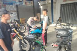 Satlantas Polres Parimo Sulteng amankan puluhan kendaraan berknalpot brong