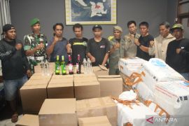 Kodim Bima gagalkan penyelundupan 1.608 botol minuman beralkohol