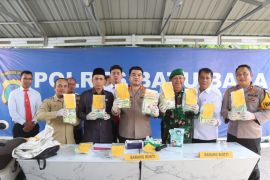 Polres Batu Bara  ungkap penangkapan terduga kurir 10 kg sabu