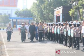 Polda Babel gelar apel pasukan Operasi Keselamatan Menumbing 2025