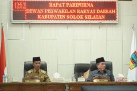 DPRD Solok Selatan usulkan pengangkatan Bupati terpilih