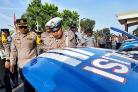 Polda Kepri beri penyuluhan tertib berlalu lintas kepada para sopir taksi