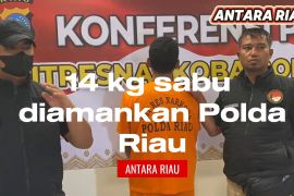 Bawa 14 kg sabu, pria Pekanbaru terancam hukaman mati