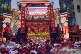 Pergelaran seni budaya Tionghoa Nusantara di Kampung Kerukanan