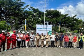 Disnaker gelar apel bulan K3 mencegah kecelakaan kerja di Papua