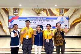 YGPI sematkan Pin Duta bersih narkoba Putera Puteri Maritim 2025