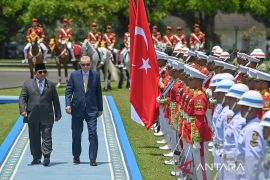 Presiden Prabowo terima kunjungan kenegaraan Erdogan di Istana Bogor