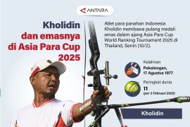 Kholidin dan emasnya di Asia Para Cup 2025