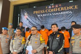 Polresta Samarinda  ringkus lima pelaku judi balap liar