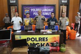 Polres Langkat tangkap 70 tersangka pelaku kejahatan