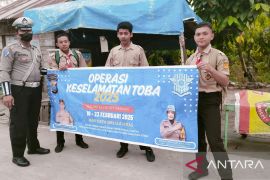 Satlantas Polres Asahan edukasi pelajar tertib lalu lintas