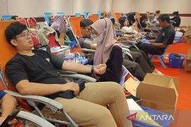 Lampaui target, donor darah massal KDD RAPP kumpulkan 1.218 kantong