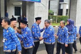 Wali Kota Cilegon Helldy Agustian pamit di apel terakhir