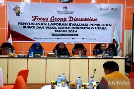 KPU Gorontalo Utara diskusi terpumpun evaluasi Pilkada 2024