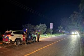 Polres Majene cegah aksi kejahatan jalanan lewat   patroli "blue light"