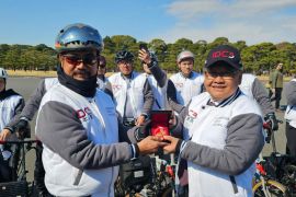 Dubes Heri jadi anggota kehormatan komunitas sepeda lipat Indonesia