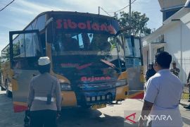 Satlantas Balikpapan gelar cek kendaraan bus dan kesehatan  sopir