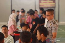 Lapas Bukittinggi gelar VCT deteksi dini HIV warga binaan