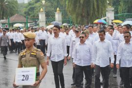 Saidi Mansyur-Said Idrus ikuti gladi bersih pelantikan kepala daerah di Monas