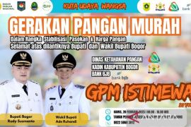 Bogor gelar pangan murah sambut bupati wakil-bupati baru